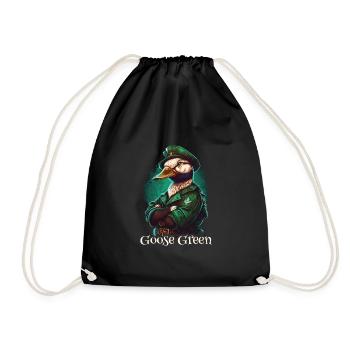 Goose Green S. Patty Day - Turnbeutel - Schwarz - Vorne
