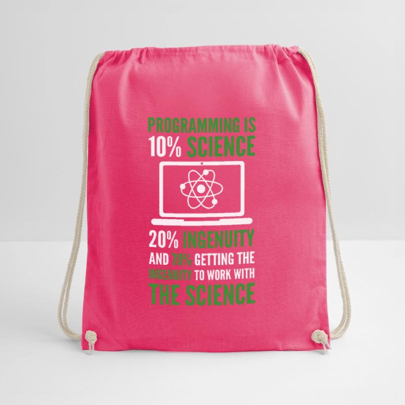 Programming is Science Computer Developer Coding Turnbeutel