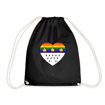 Jede Jeck es anders! Ich auch. LGBTQ Karneval Köln - Turnbeutel - Schwarz - Vorne