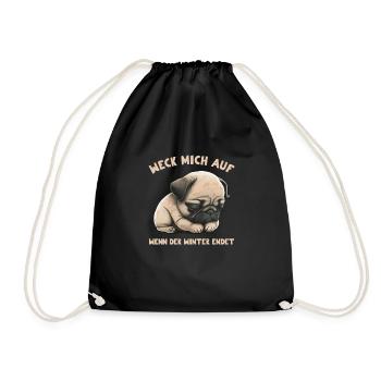 Réveille-moi quand l’hiver se termine - Sac de sport léger - noir - Devant