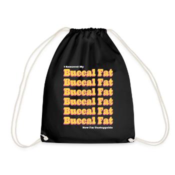 J’ai enlevé ma graisse buccale, maintenant je suis imparable - Sac de sport léger - noir - Devant