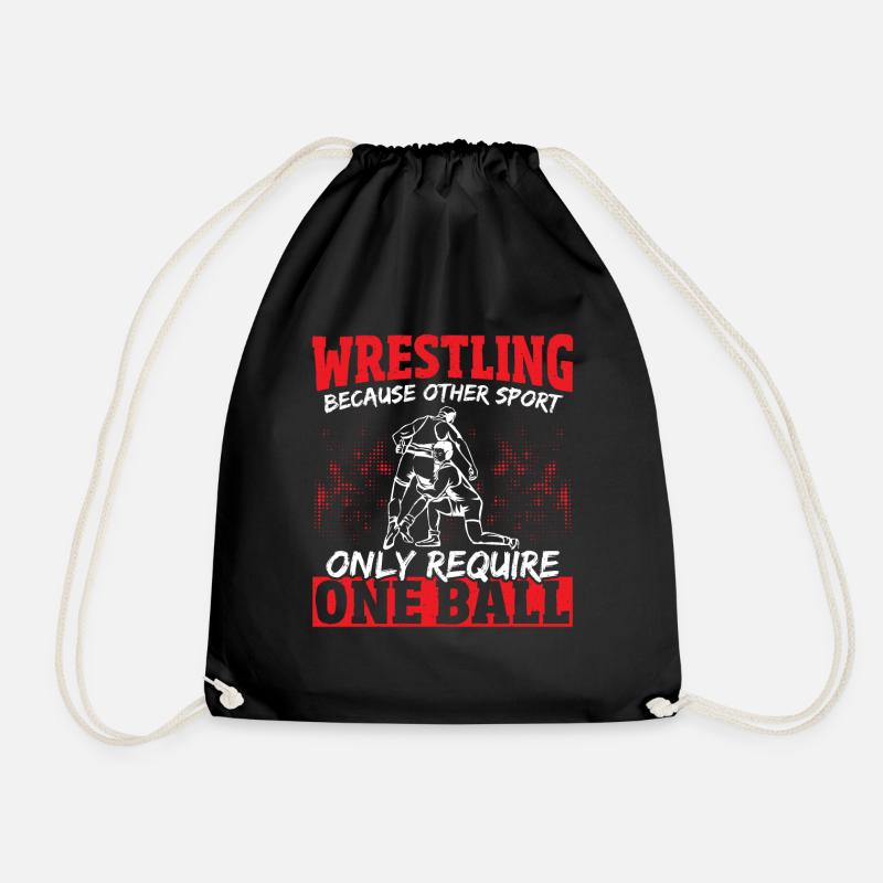 Wrestling Because Other Sports Only Require One - Turnbeutel - Schwarz
