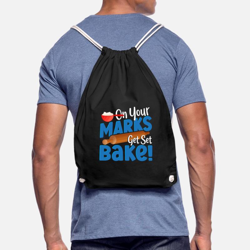 On Your Marks Get Set Bake! Baking Bakery Baker Turnbeutel