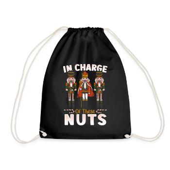In Charge Of These Nuts Nutcracker Ballet - Turnbeutel - Schwarz - Vorne