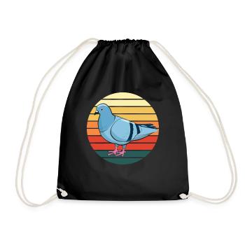Pigeon Pigeon Fancier Retro Vintage Cadeau - Sac de sport léger - noir - Devant