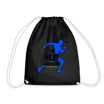 Marathon 17. April 2023 im Hub of the Universe - Turnbeutel - Schwarz - Vorne