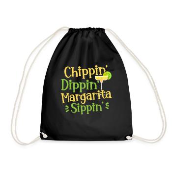 Chippin' Dippin' Margarita Sippin' Margarita Drink - Turnbeutel - Schwarz - Vorne
