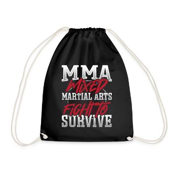 MMA Mixed Martial Arts Fight To Survive - Sac de sport léger - noir - Devant