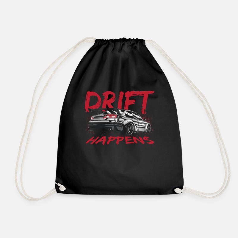 Drift Happens Drifting Car Racing - Turnbeutel - Schwarz
