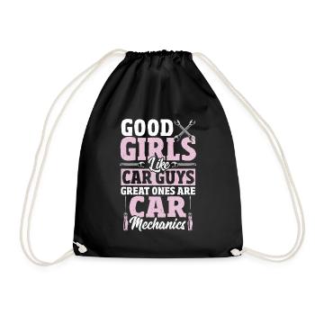 Good Girls Like Car Guys Great Ones Are Car - Turnbeutel - Schwarz - Vorne