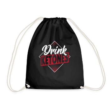 Drink Ketones Keto Diet - Drawstring Bag - black - Front