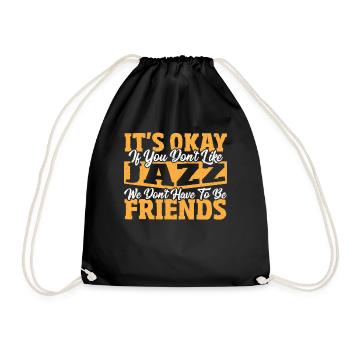 Ce n’est pas grave si vous n’aimez pas le jazz jazz musique jazz - Sac de sport léger - noir - Devant