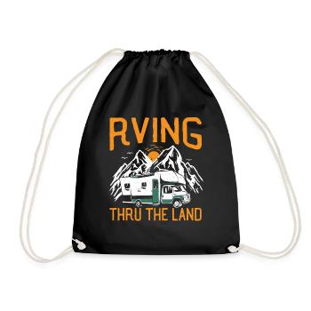 VRing Thru The Land RV Camping Caravan - Sac de sport léger - noir - Devant