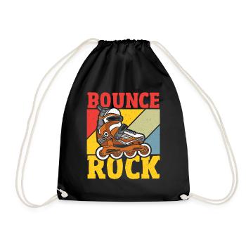 Rebondir Rock Roller Patineur - Sac de sport léger - noir - Devant