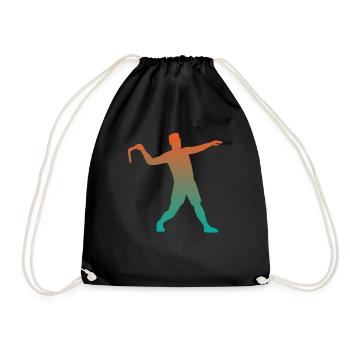 Boomerang Lancer Sports Boomerang Lanceur Cadeau - Sac de sport léger - noir - Devant