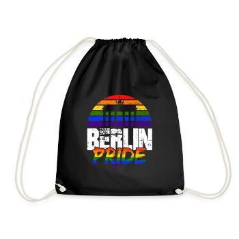 Pride Berlin - Turnbeutel - Schwarz - Vorne