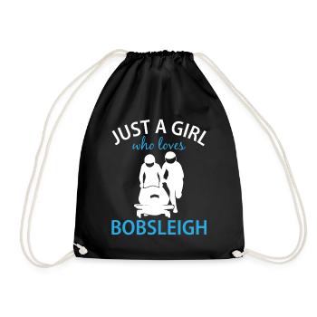 Bobsleigh Bobsleigh Fans Cadeau Fille - Sac de sport léger - noir - Devant