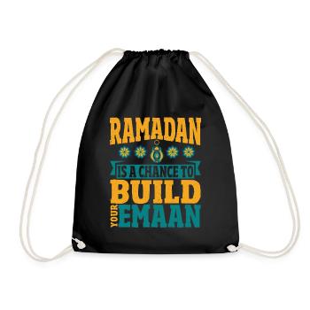 Ramadan Ramadan Moubarak islam islamique Ramadan islam - Sac de sport léger - noir - Devant