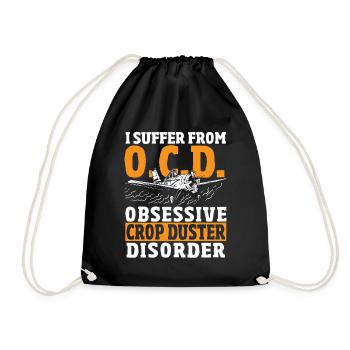 Je souffre d’un trouble obsessionnel de la culture - Sac de sport léger - noir - Devant