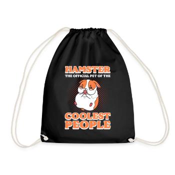 Hamster L’animal de compagnie officiel des gens les plus cool - Sac de sport léger - noir - Devant