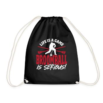 Broomball Broom Ball Broomball Lovers - Sac de sport léger - noir - Devant