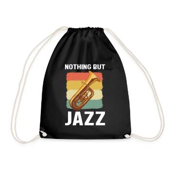 Rien que du jazz jazz musique jazz jazz auditeur - Sac de sport léger - noir - Devant
