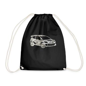 Rally Motorsport Racing Car Driver Gift - Drawstring Bag - black - Front