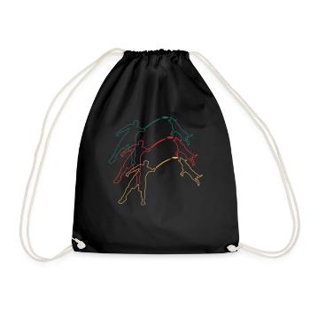 Dresseur de chiens Rétro Vintage Cadeau - Sac de sport léger - noir - Devant
