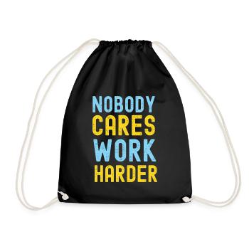 Nobody Cares Work T-Shirt - Sac de sport léger - noir - Devant