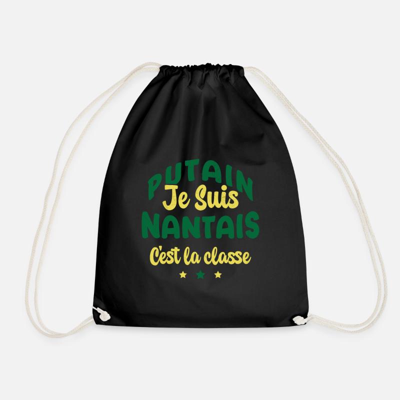 Je suis nantais c'est la classe - Sac de sport léger - noir