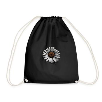 Daisy Sillouetthe - Drawstring Bag - black - Front