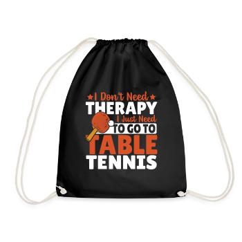 Je n’ai pas besoin de thérapie, j’ai juste besoin d’aller au - Sac de sport léger - noir - Devant