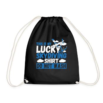 Ma chemise de parachutiste porte-bonheur ne sera pas - Sac de sport léger - noir - Devant