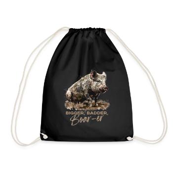 Bigger Badder Boar-er - Sac de sport léger - noir - Devant