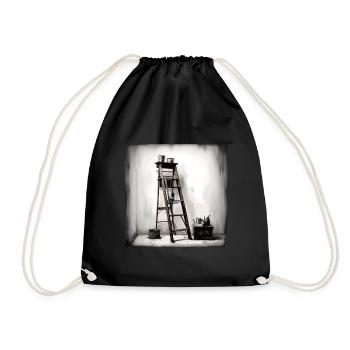 Painter's Passion - Kunst- Und - Drawstring Bag - black - Front