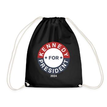 Robert F. Kennedy RFK für Präsident 2024 - Turnbeutel - Schwarz - Vorne