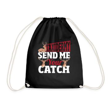 Taxidermie Envoyez-moi votre prise Taxidermiste - Sac de sport léger - noir - Devant