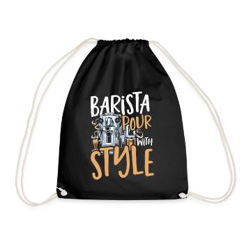 Barista Pour With Style Barista Coffeemaker - Drawstring Bag - black - Front