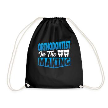 Orthodontist In The Making Orthodontists - Drawstring Bag - black - Front