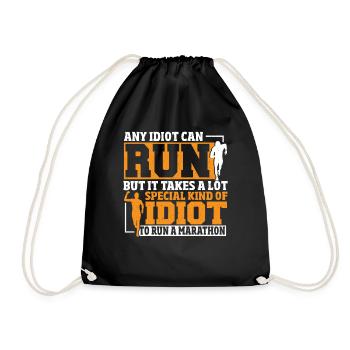 Il faut un idiot très spécial pour - Sac de sport léger - noir - Devant