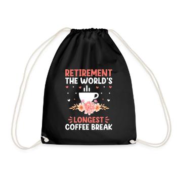 Grand-mère retraitée Pension de retraite Grand-mère Reti - Sac de sport léger - noir - Devant