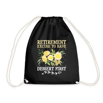 Grand-mère retraitée Pension de retraite Grand-mère Reti - Sac de sport léger - noir - Devant