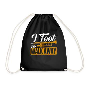 Trompettiste I Toot puis Walk Away Trompettiste - Sac de sport léger - noir - Devant