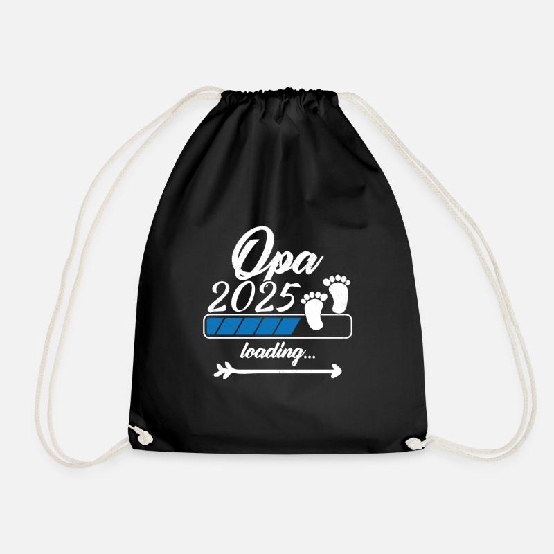 Opa 2025 Loading - Turnbeutel - Schwarz