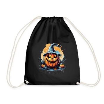 Ambiance effrayante d’Halloween - Sac de sport léger - noir - Devant
