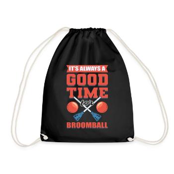 C’est toujours un bon moment pour le ballon-balai - Sac de sport léger - noir - Devant