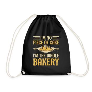 Boulangerie Pâtisserie Pâtissier Boulanger Confiserie - Sac de sport léger - noir - Devant