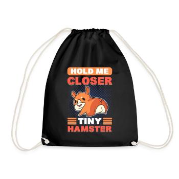 Tiens-moi plus près, petit hamster - Sac de sport léger - noir - Devant