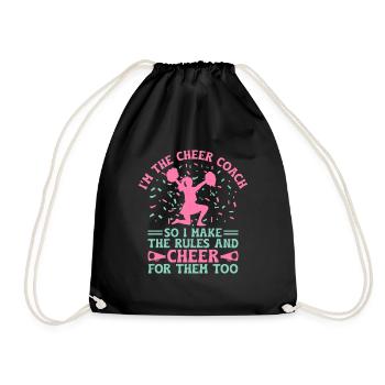 Cheerleading Coach Cheer Coach Cheerleader Cheer T - Sac de sport léger - noir - Devant