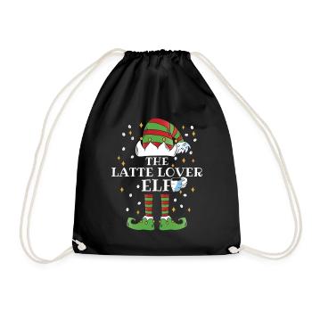 Le café Elfe Latte Lover - Sac de sport léger - noir - Devant